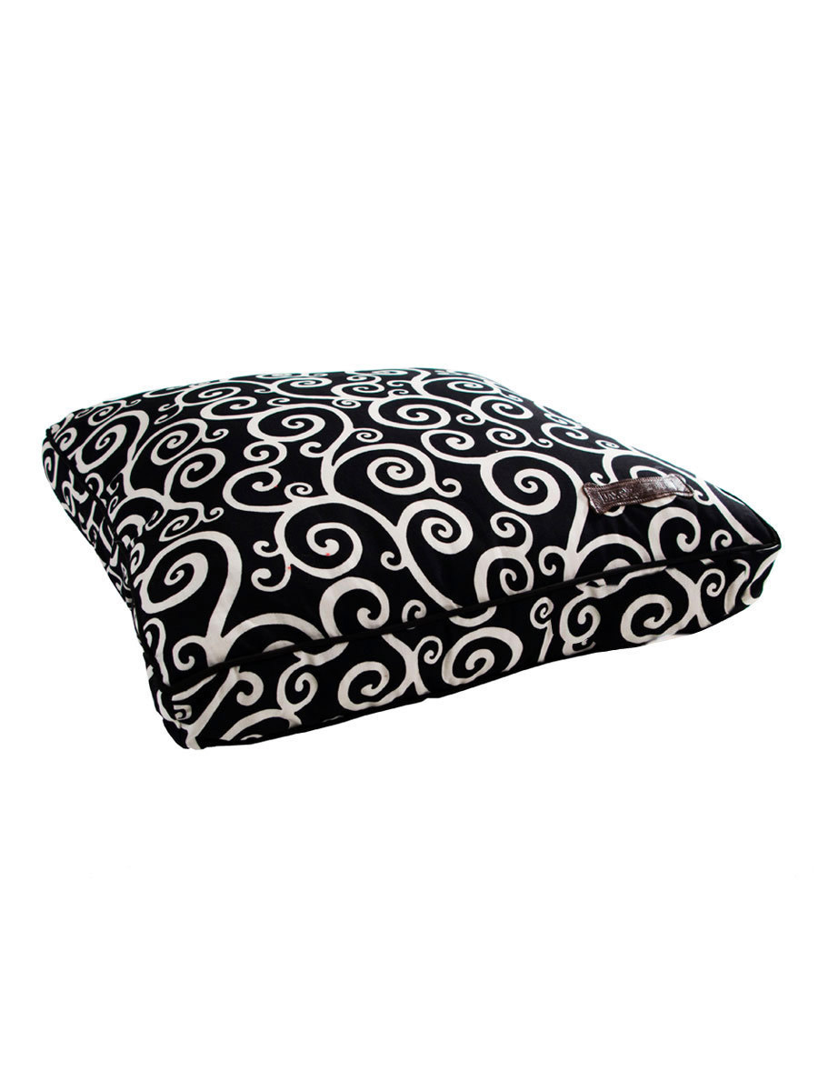 Jax and Bones Classic Custom Square Pillow Bed - Curly at Joe's Pet Meds