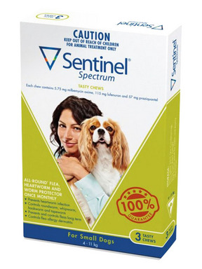 cheapest sentinel spectrum for dogs
